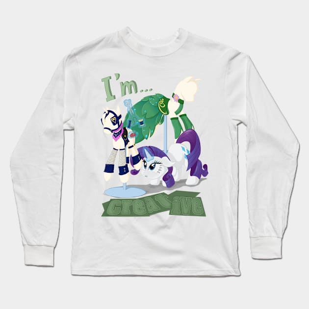 I'm... Rarity Long Sleeve T-Shirt by Stinkehund